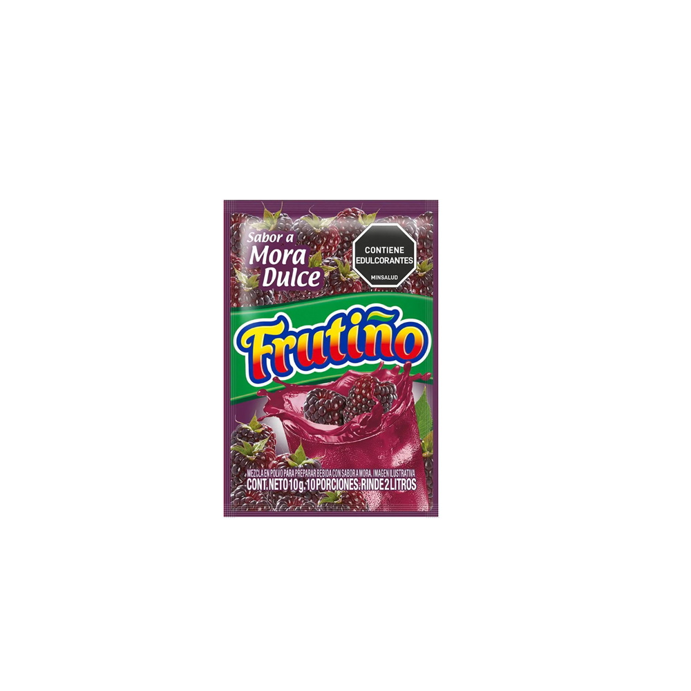 FRUTIÑO MORA DULCE 10GR ( 1 CAJA X 24 DIPSPLAY X 20UND )
