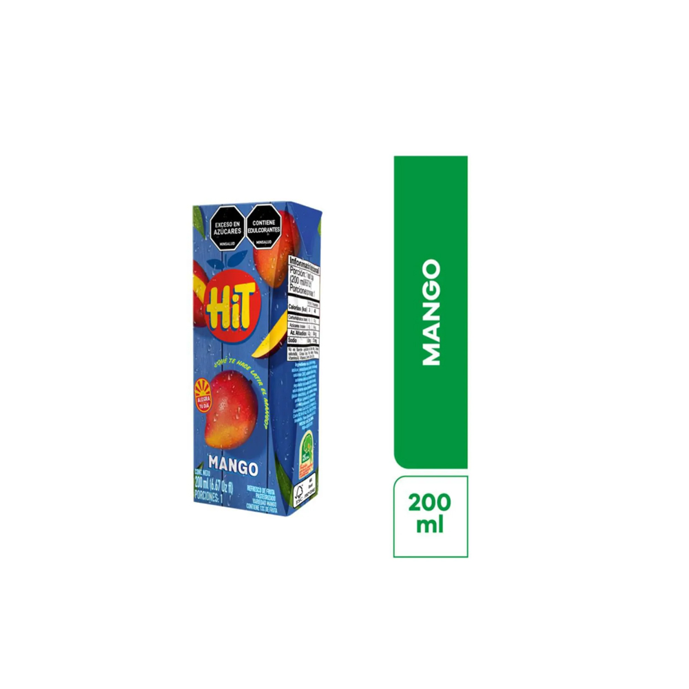 JUGO HIT MANGO 200 ML ( 1 CAJA X 24 UNDS )
