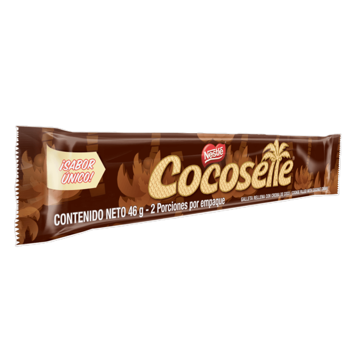 COCOSETTE WAFER ( 1 CAJA 9 DISPLAY X 18 UNIDADES X 46 GR )