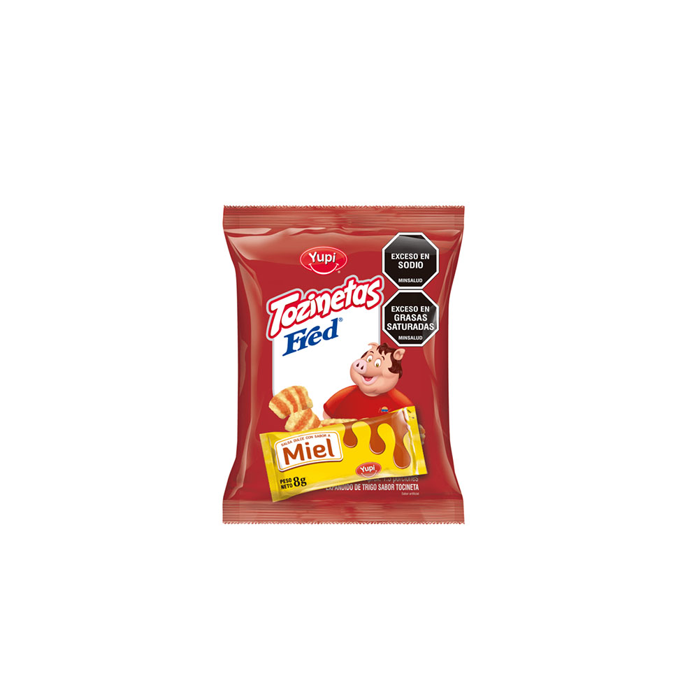 TOZINETAS FRED 25GR (1 CAJA X 6 DISPLAYS X 8UNDS  )