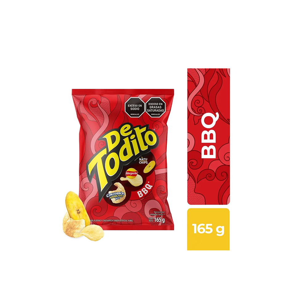 DETODITO BBQ 165GR ( 1 CAJA X 14 UNDS )