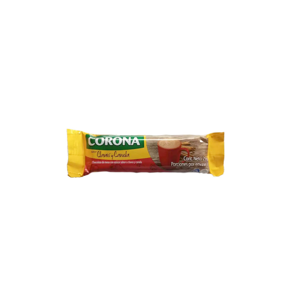 CHOCOLATE CORONA PASTILLA CYC  (CAJA X 10 DISPLAY X 40 UNDS 25G)